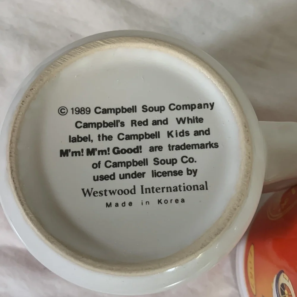 Vintage Campbell’s Soup Kids Cup/Mug, set of three